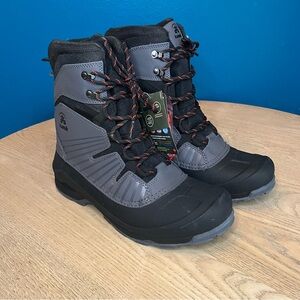 New! Kamik Men's Iceland Winter Snow Boots Charcoal Gray Size 11 Outdoor Gorp